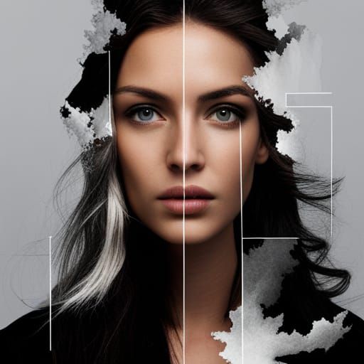 {Frame photo collage} of a {young beautiful woman} {collage ...