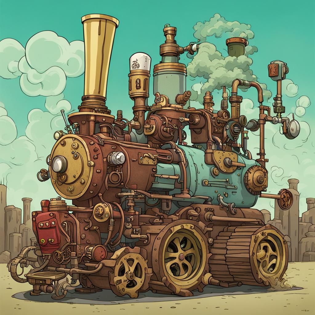 Aqua Teen Hunger Force: Steampunk Engine
