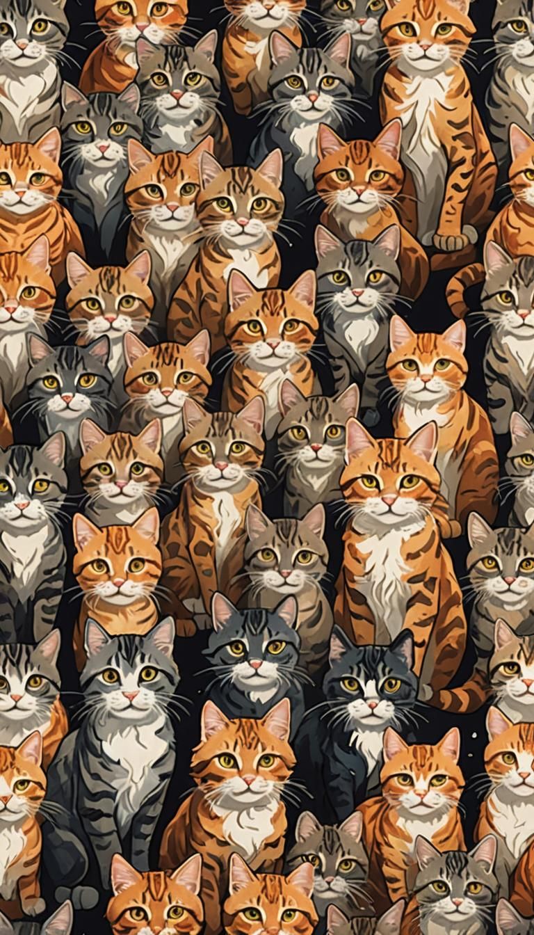 Imaginative Cat Art: Feline Creatures in Various Styles