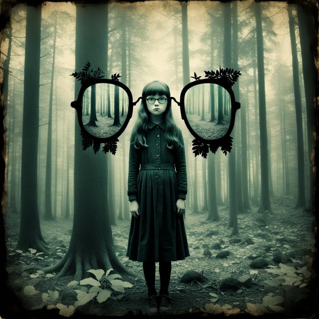 Moaning Myrtle in the Forbidden Forest