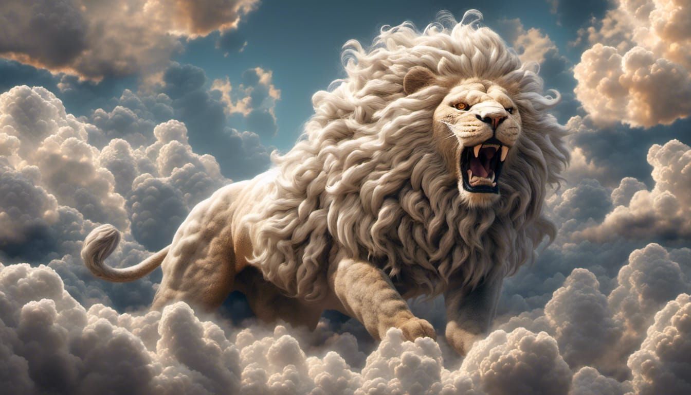 Roaring lion clouds
