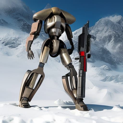 Battletech Mecha Ambush in Urban Warfare