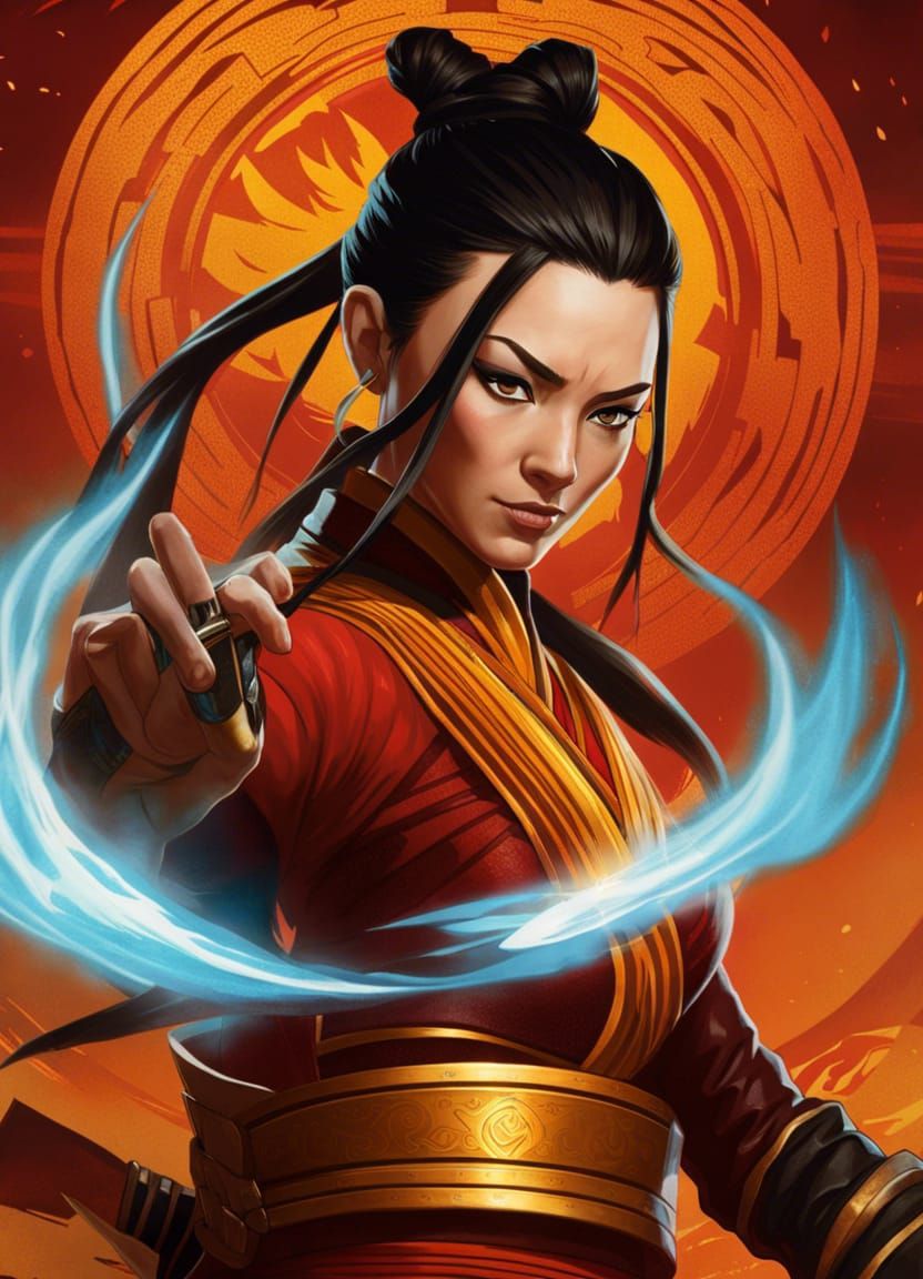 Azula as Apex Legends Character: Digital Illustration
