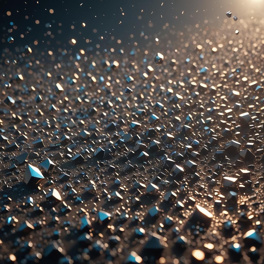 Surreal Concave-Convex Scene in Hyperdetailed 8K