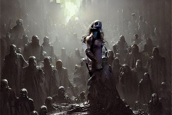 Horror Scene in the Style of Gustave Doré