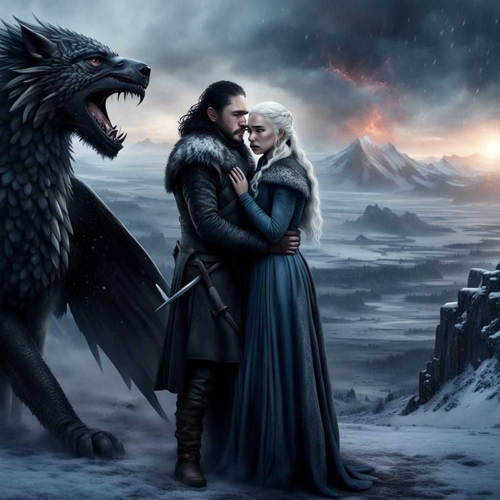 Daenerys Targaryen and Jon snow