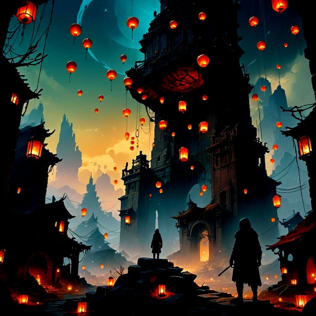 Detailed Matte Painting of a Killer