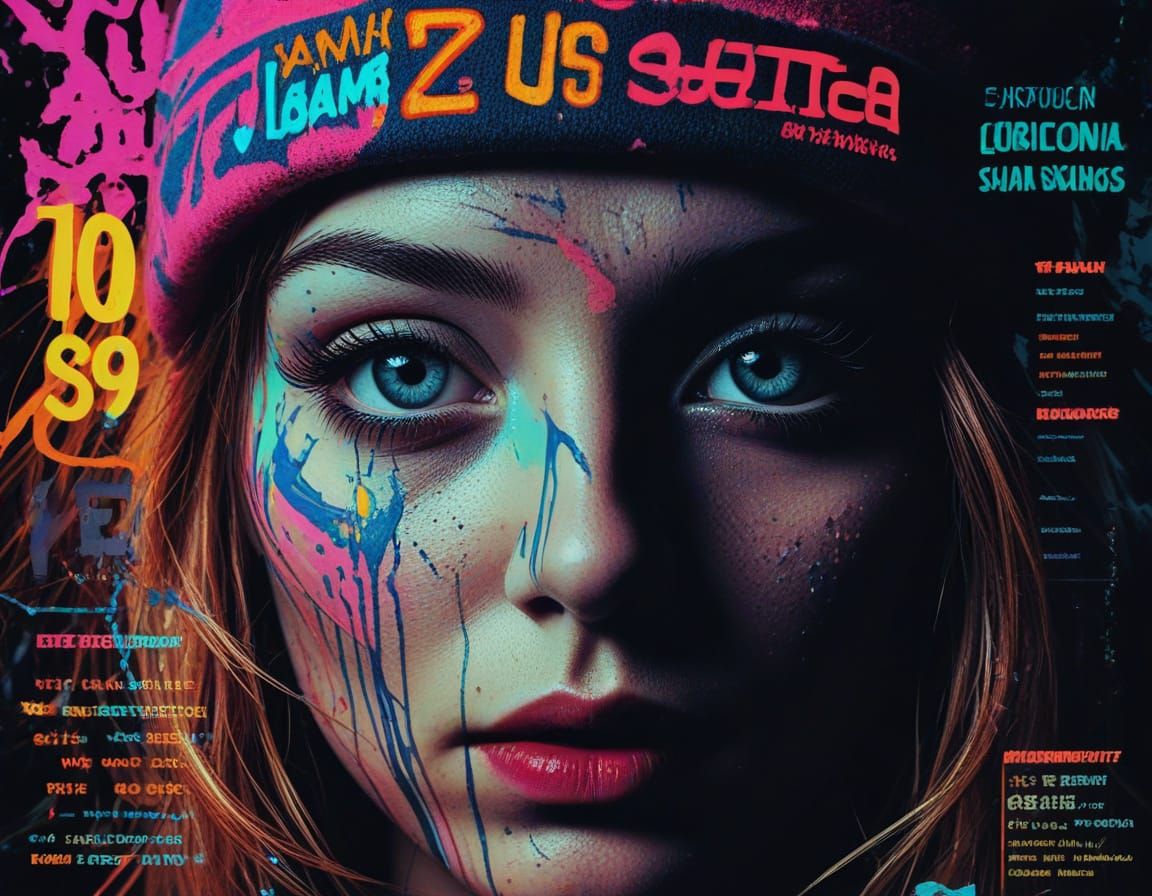 Surreal PS2 Magazine Ad in Pop Art Style