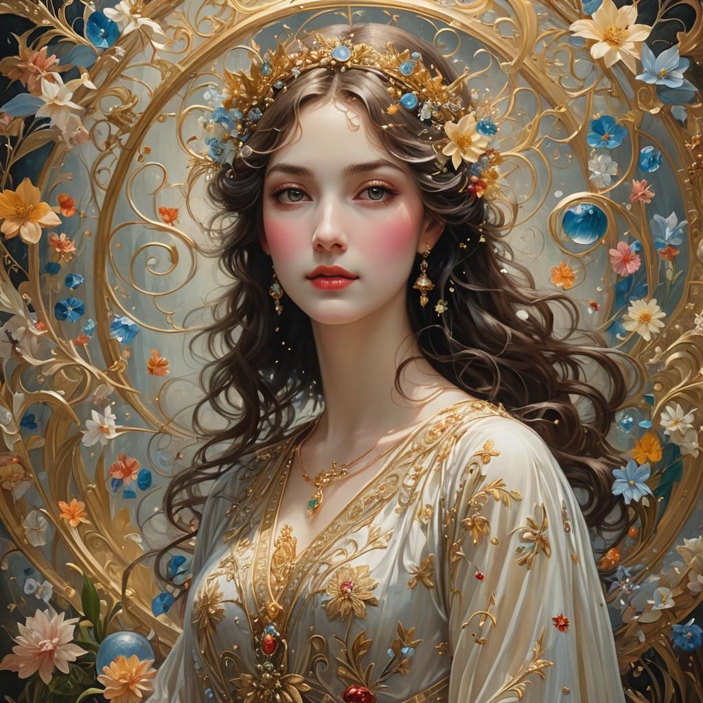 Serene and Sophisticated Abstract Composition