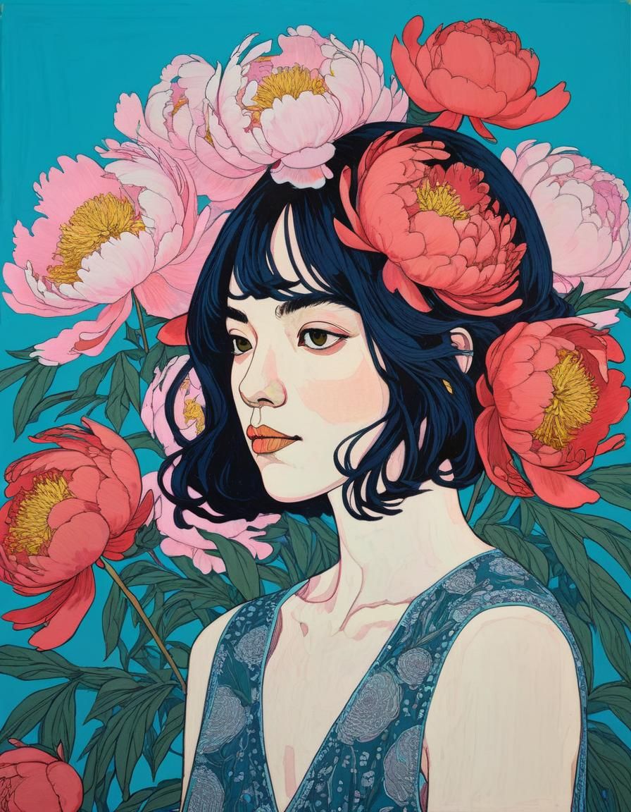 Peony in Hope Gangloff Style