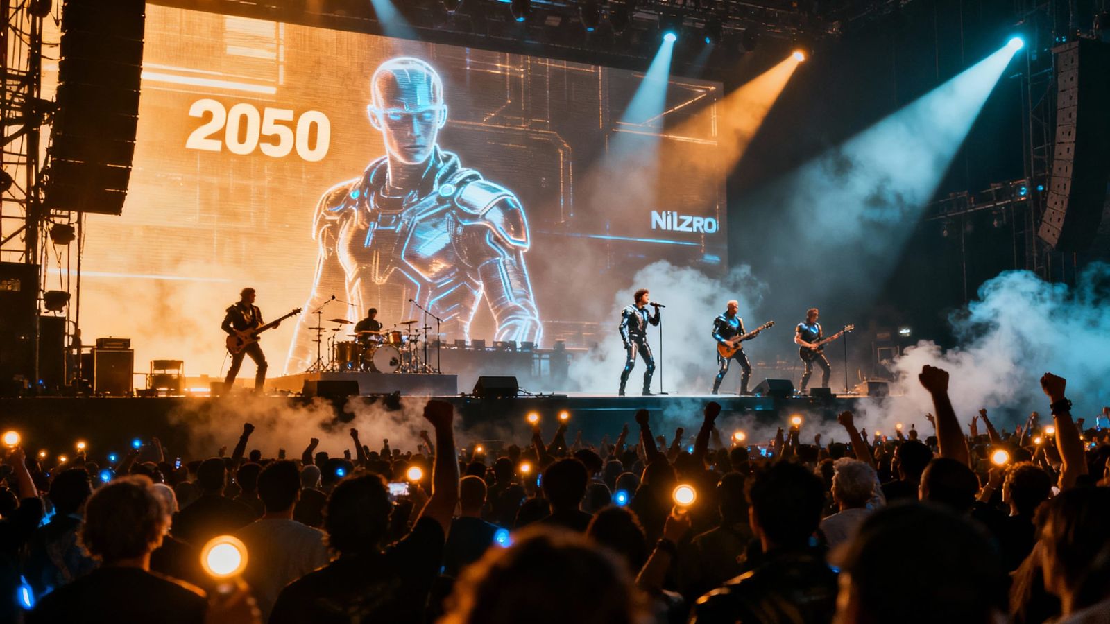 Epic 2050 Reunion Concert Cinematic Film Still