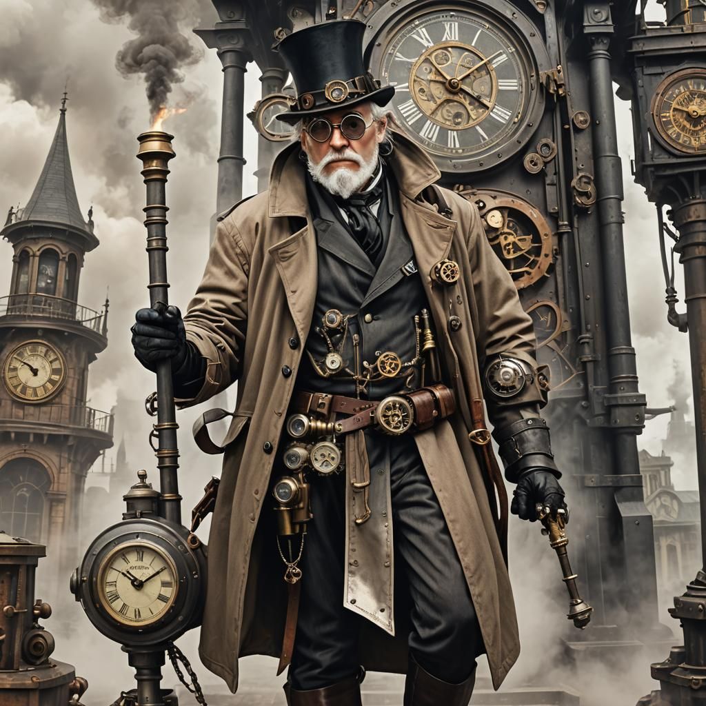 steampunk wizard