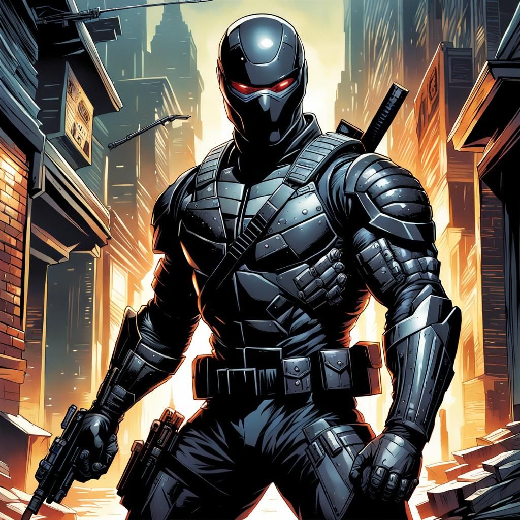 Snake Eyes Comic Book Art by Mark Brooks