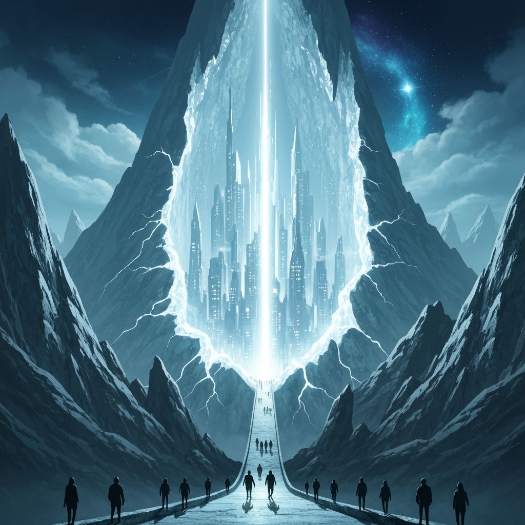 Giant Crystal Geode Reveals City of Light