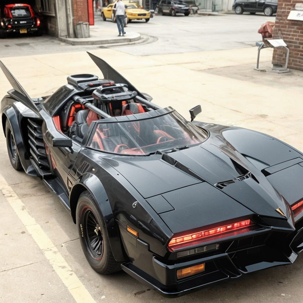 Neon Red Cybernetic Chopper