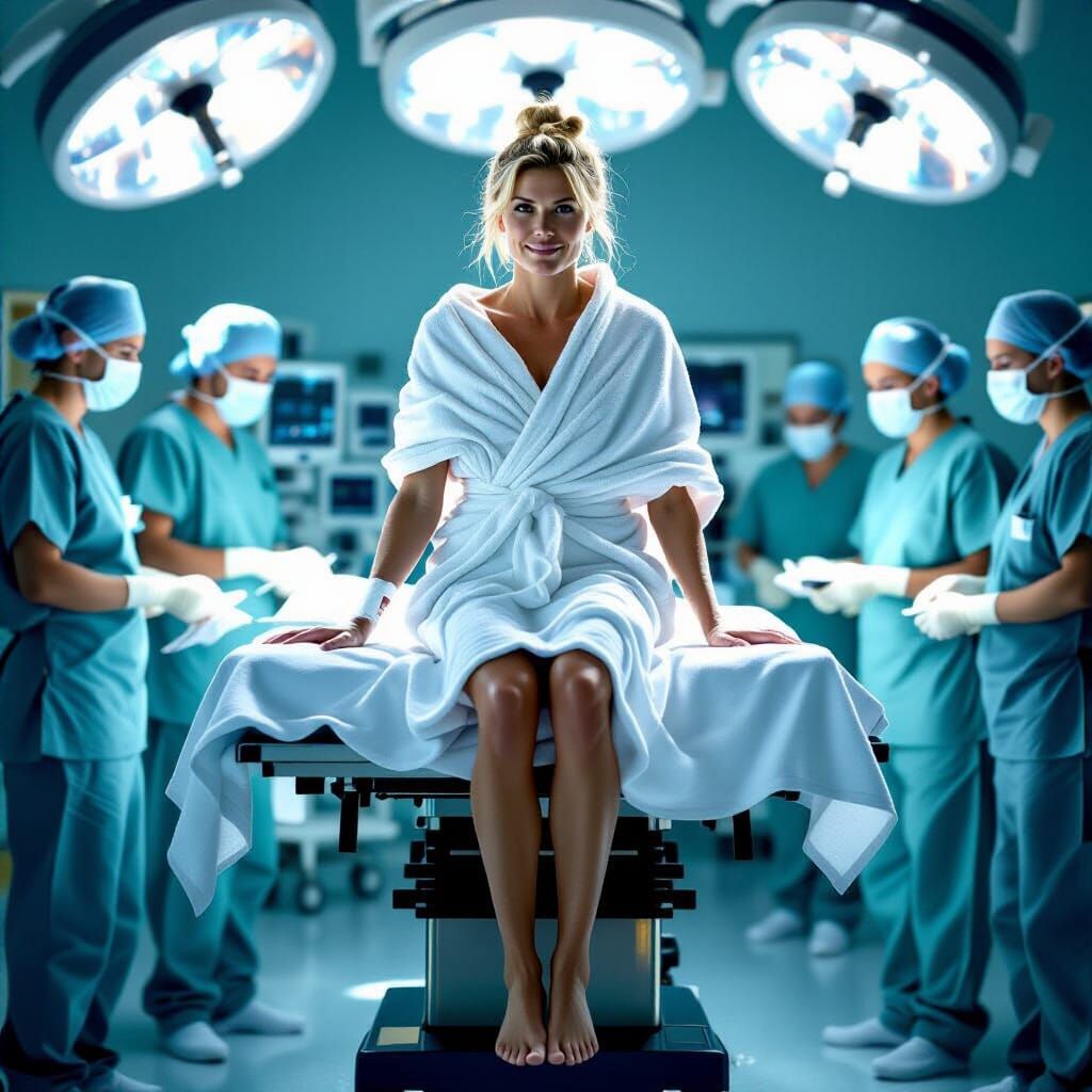 Surgical Scene with Cinematic Realism