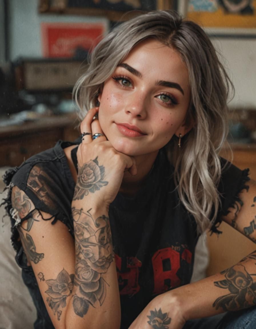 Tattoo girl