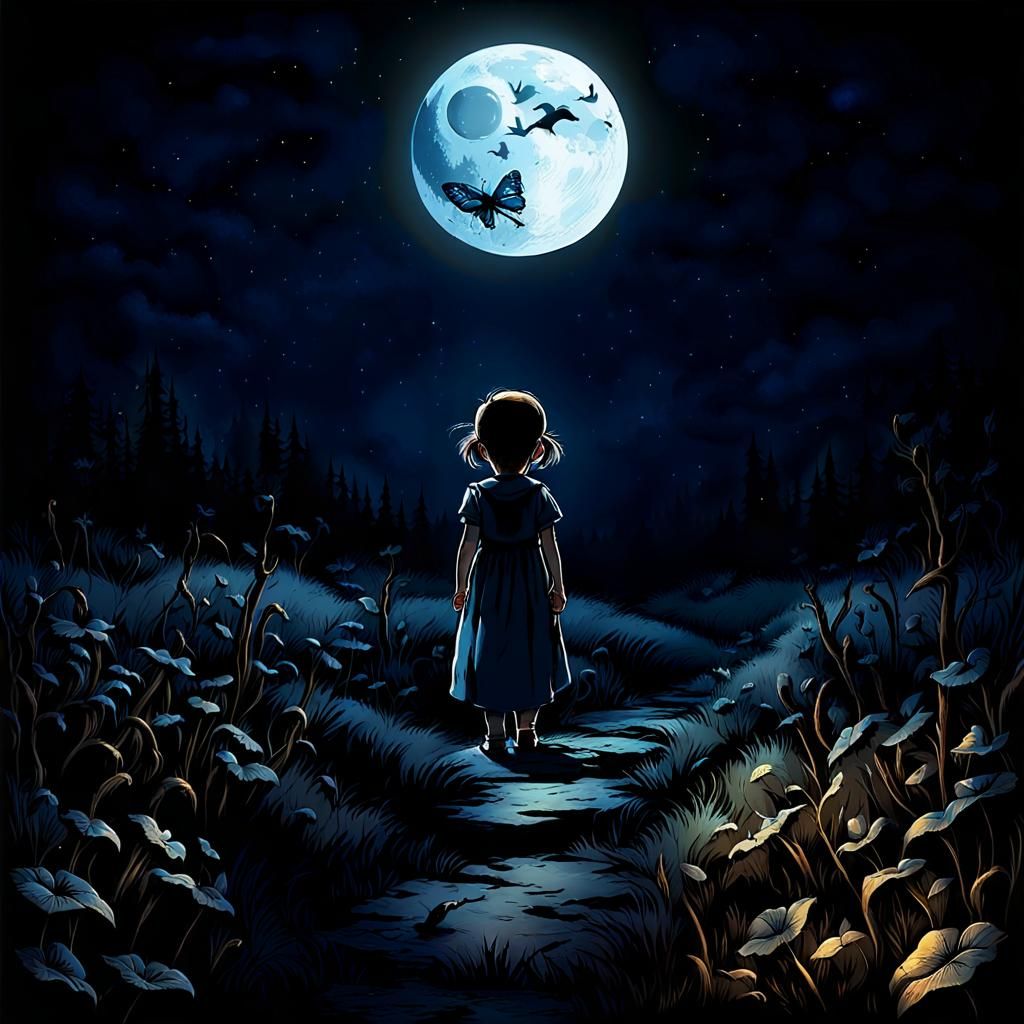 Dark Nursery Rhyme: A Gothic Horror Dreamscape