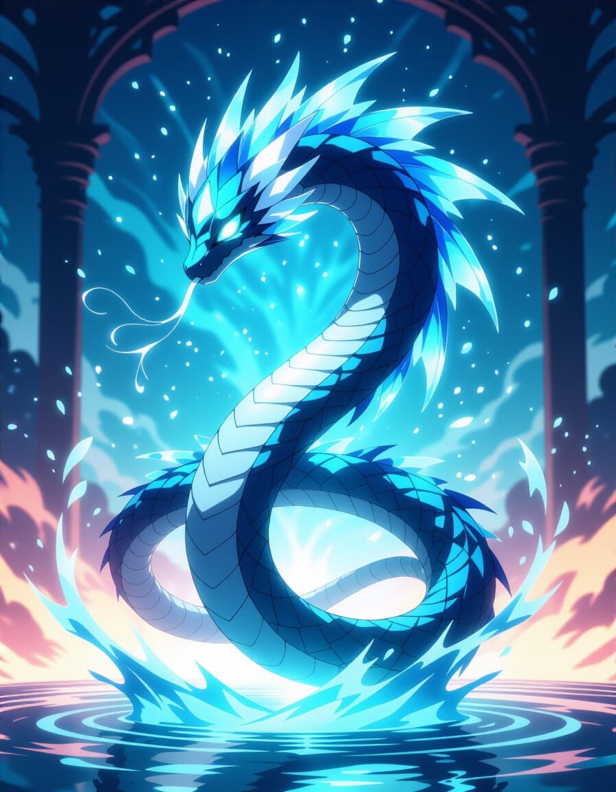 Serpentine Alien Sliver with Crystalline Carapace in Shonen ...