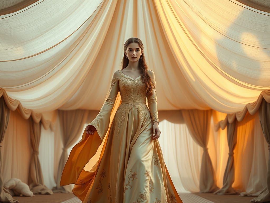 Regal Princess in Enchanted Tent Pavilion