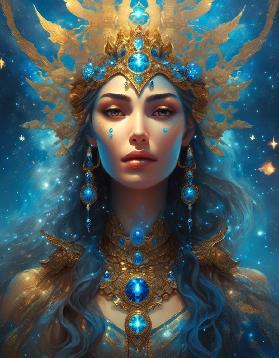 Portrait of a fantasy woman