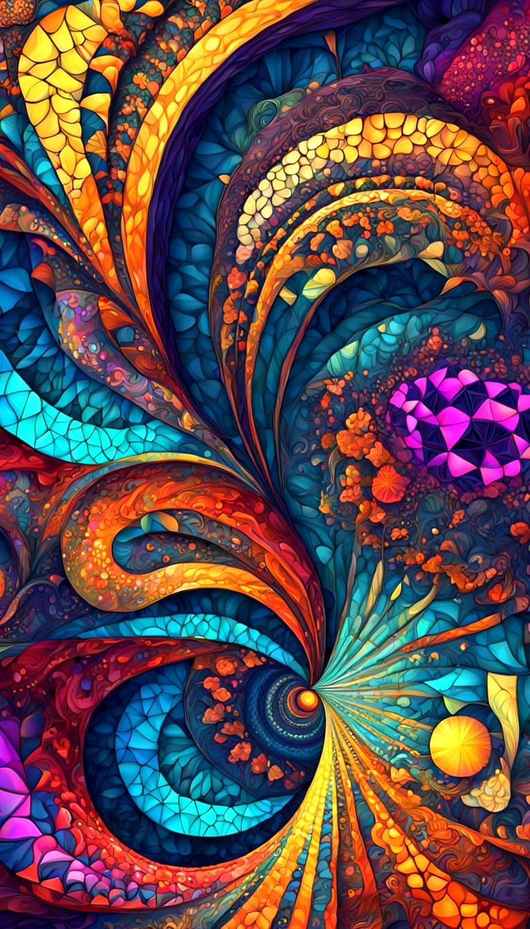 Zentangle Canyons (4 images)