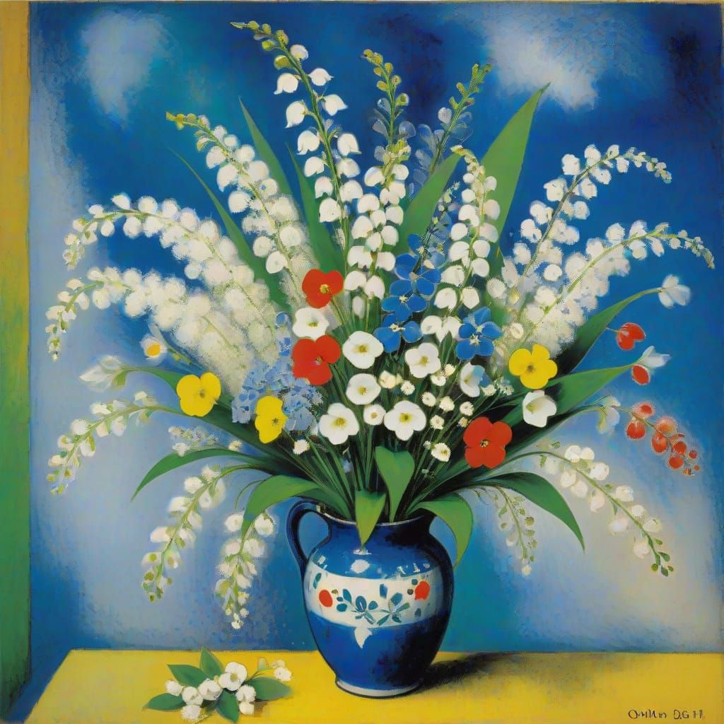 Thirteen Flowers of Good Fortune in a Joyful May Celebration