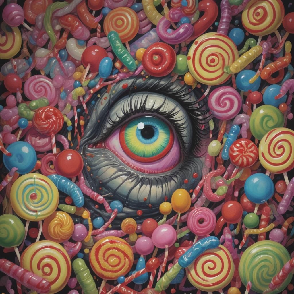 Disturbingly Whimsical Massurrealism in Gouache Painting