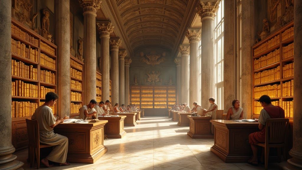 Roman Library of Ancient Wisdom and Knowledge