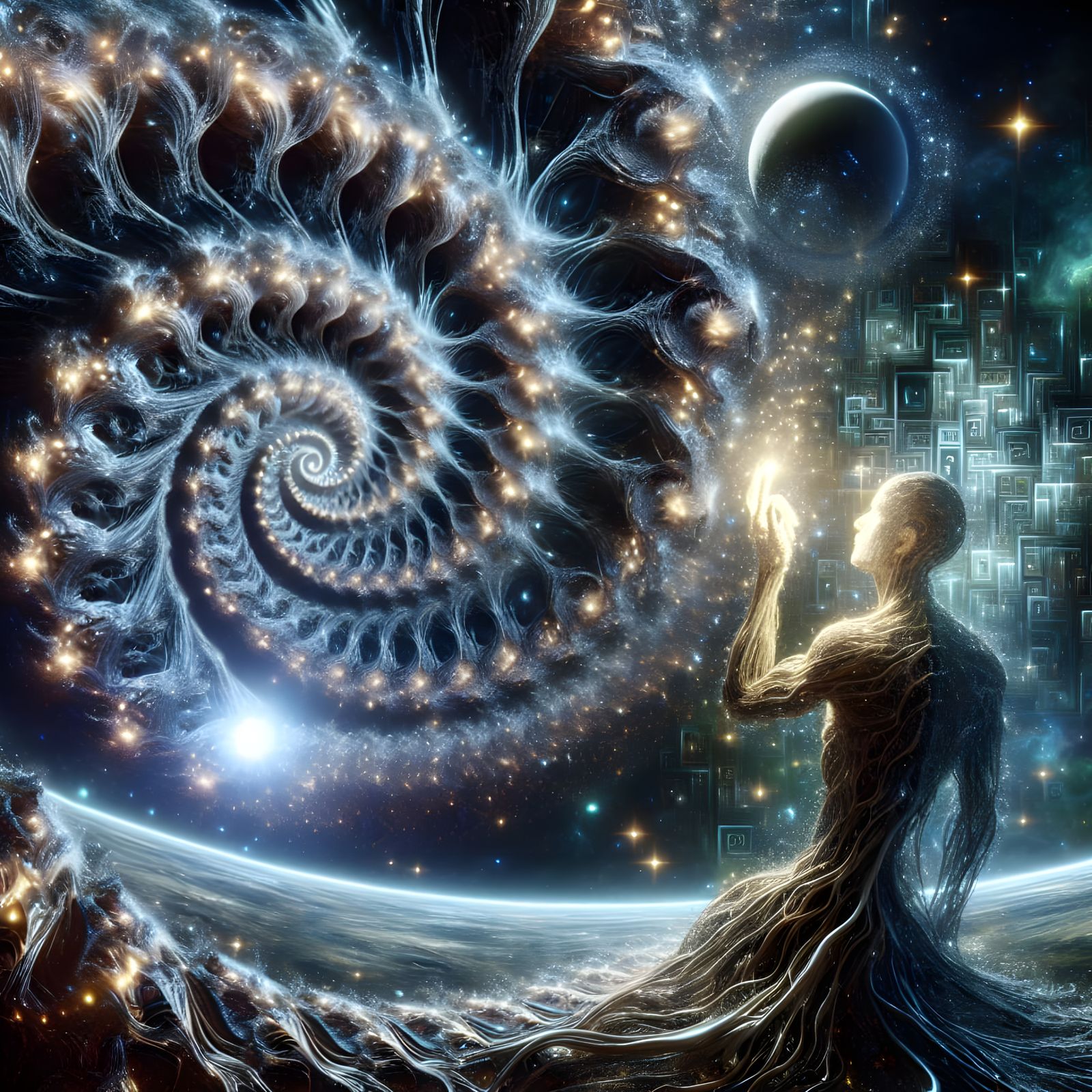 Fractal Entity Unfolds in Cosmic Harmony