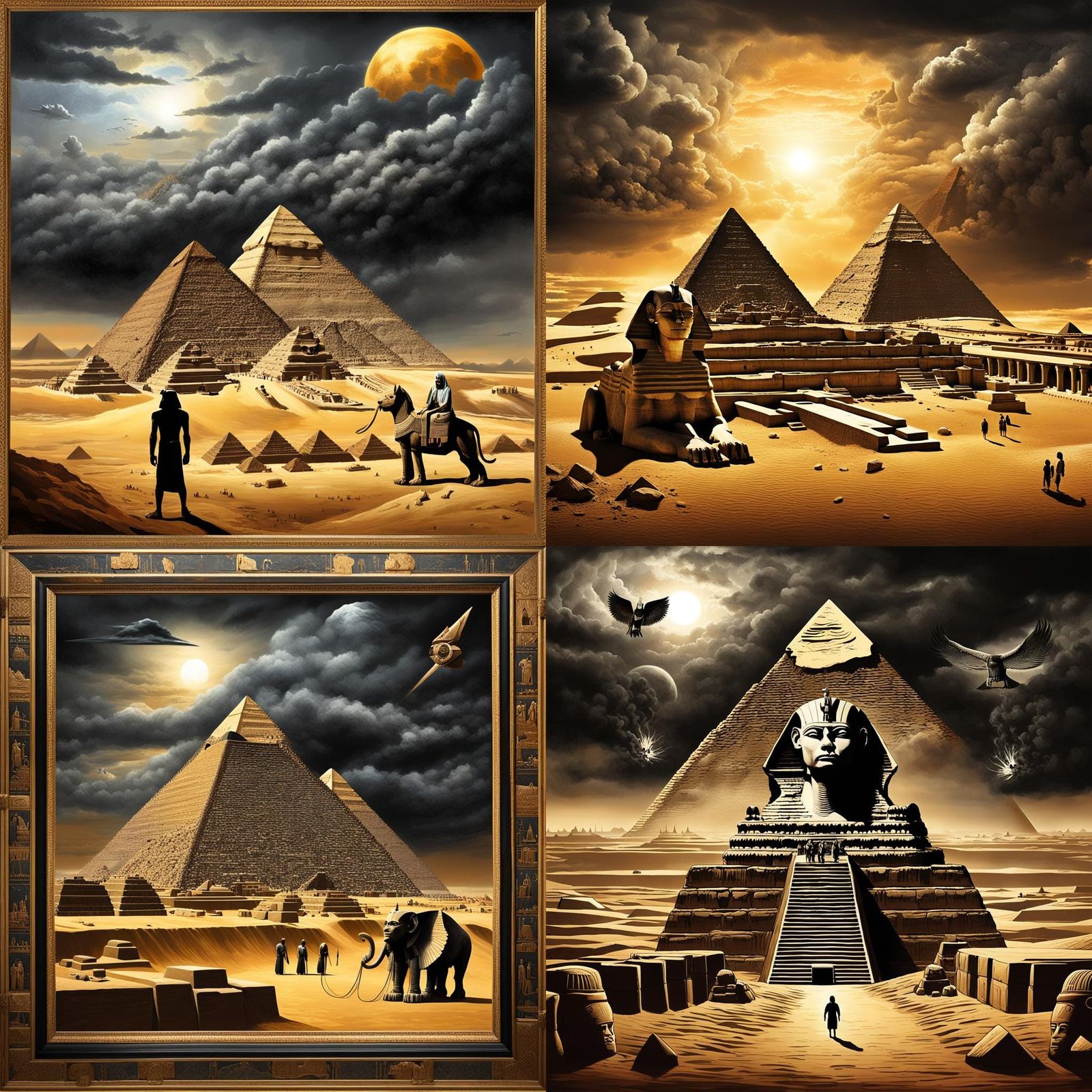 Surreal Darkness Descends on Ancient Egypt