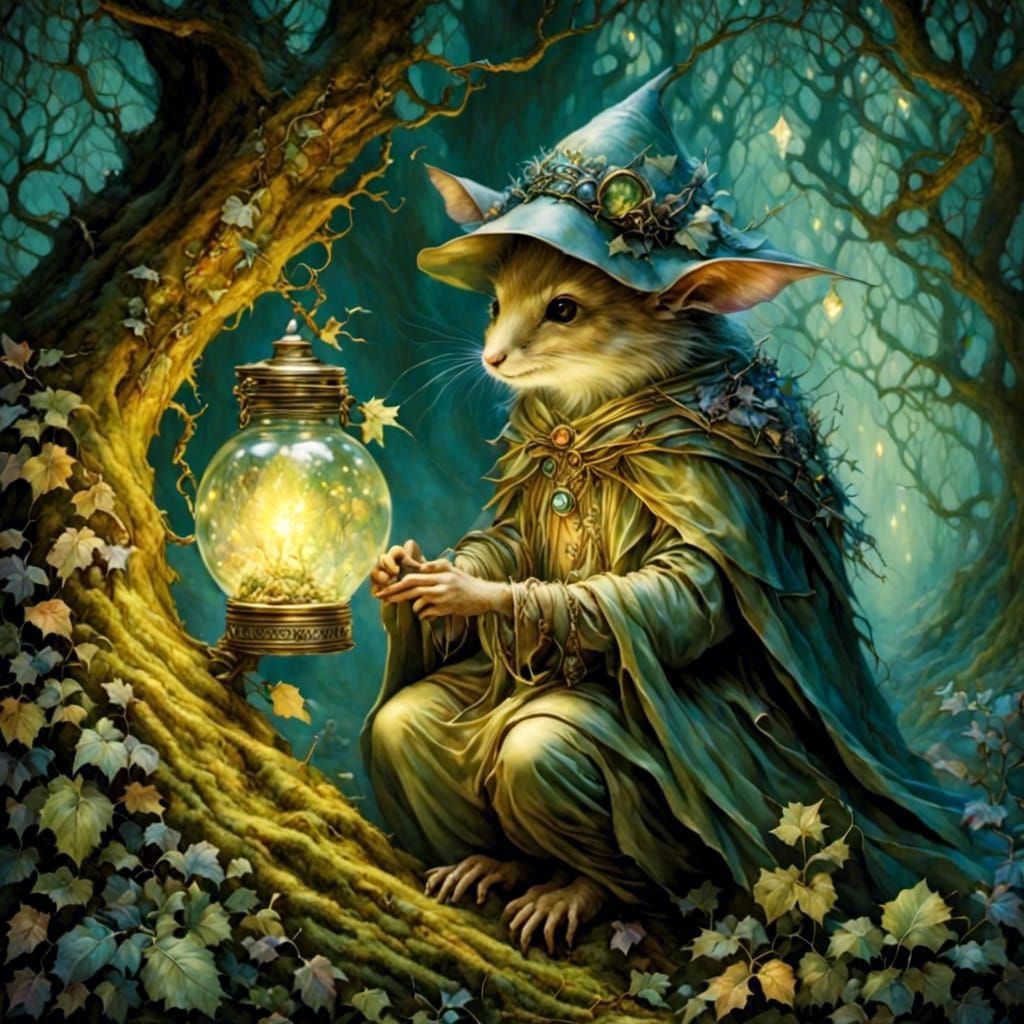 Enchanted Forest: Elven Ranger and Stardust