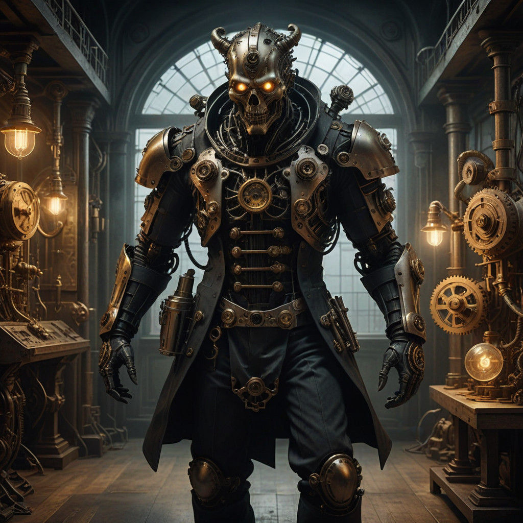 Clockwork Horror Unleashed: A Surrealist Nightmare in Dark A...