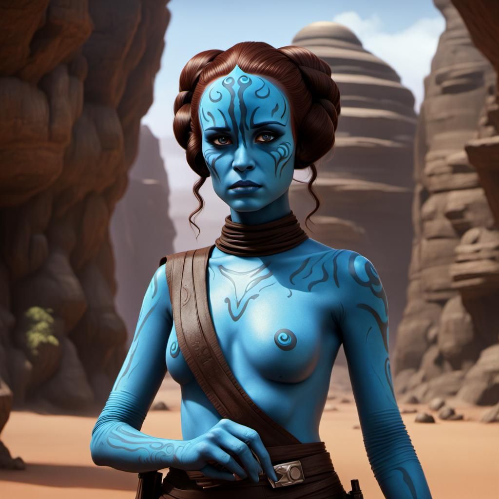 Aayla Secura: Cute Beauty in Star Wars Style