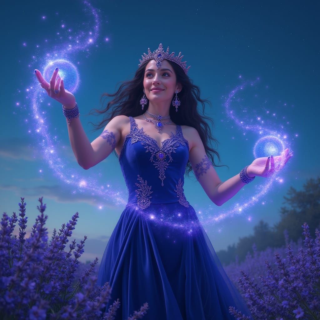 Enchanted Mystic Unfolds Celestial Magic