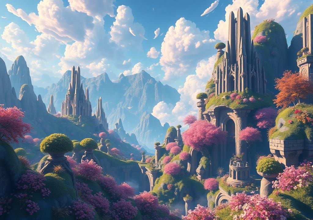 Lush Paradise: Fantasy Concept Art in Unreal Engine