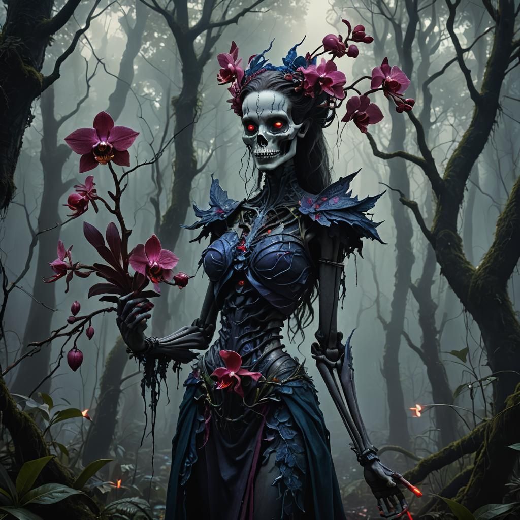 Goddess of Death with Cursed Orchid