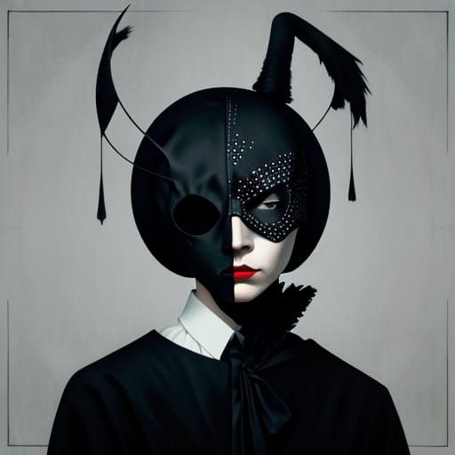 Surreal Freudian Hysteria Rorschach Test Art