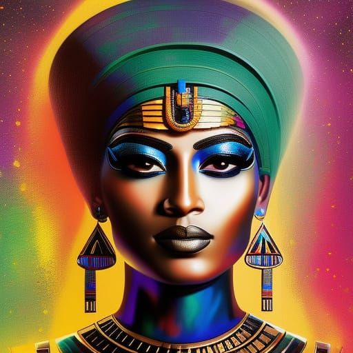 Isis in Ancient Egypt: Ultra-Detailed Digital Portrait