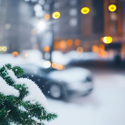 Snowy Christmas in the City: Professional Photography