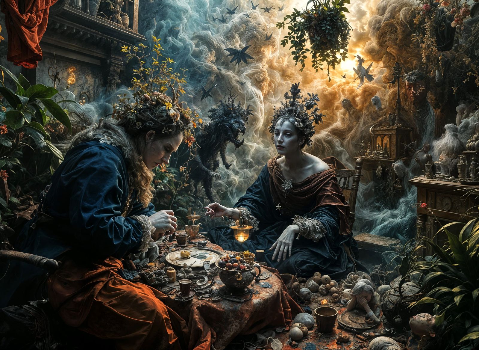 evil witch: sells 'potions' to innocent people who find that...