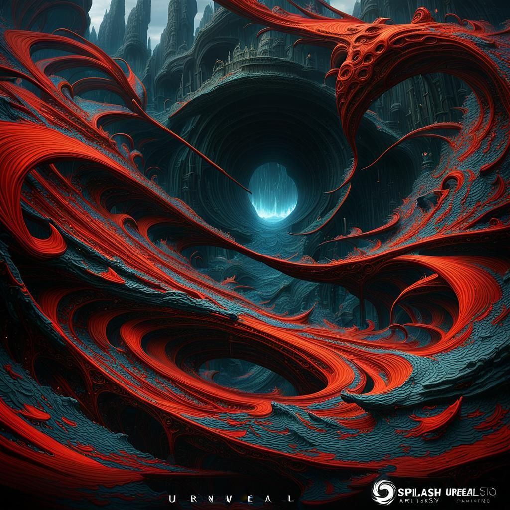 Girl with Red Hair, Fantasy Concept Art