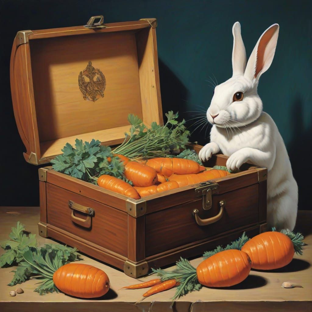 Rabbit's Carrot Treasure Chest: Saryan and Magritte