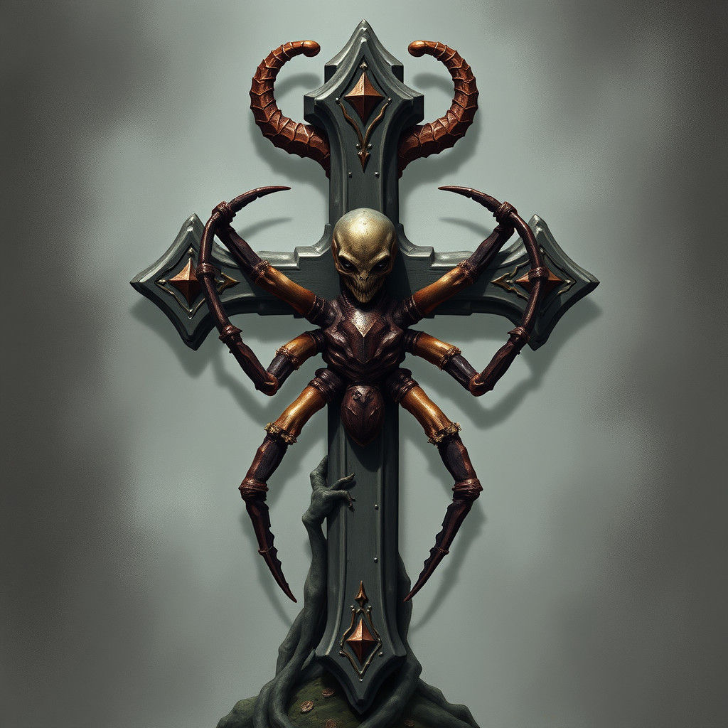 Tiefling Arachnid Hybrid Creature