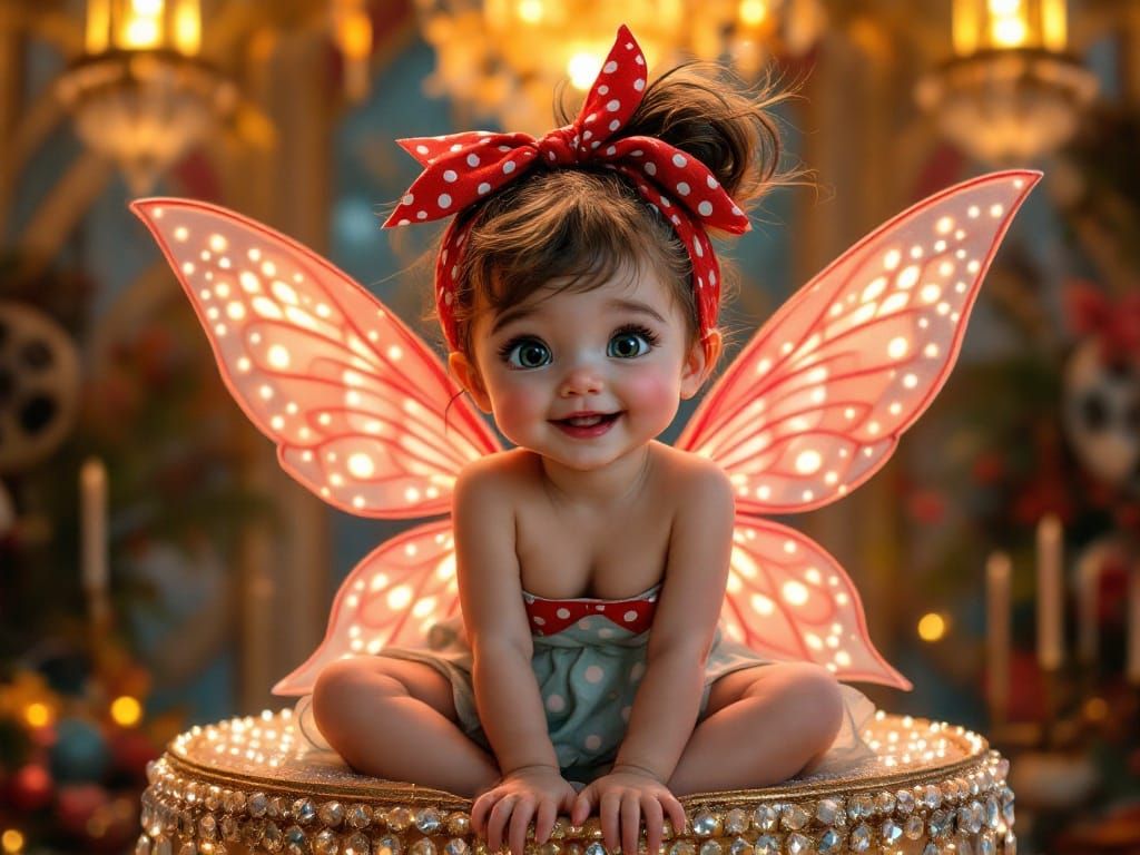 Baby Faerie Inspired by Retro Cinema