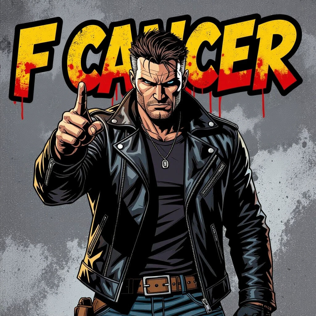 Powerful Anti-Cancer Advertisement Artwork