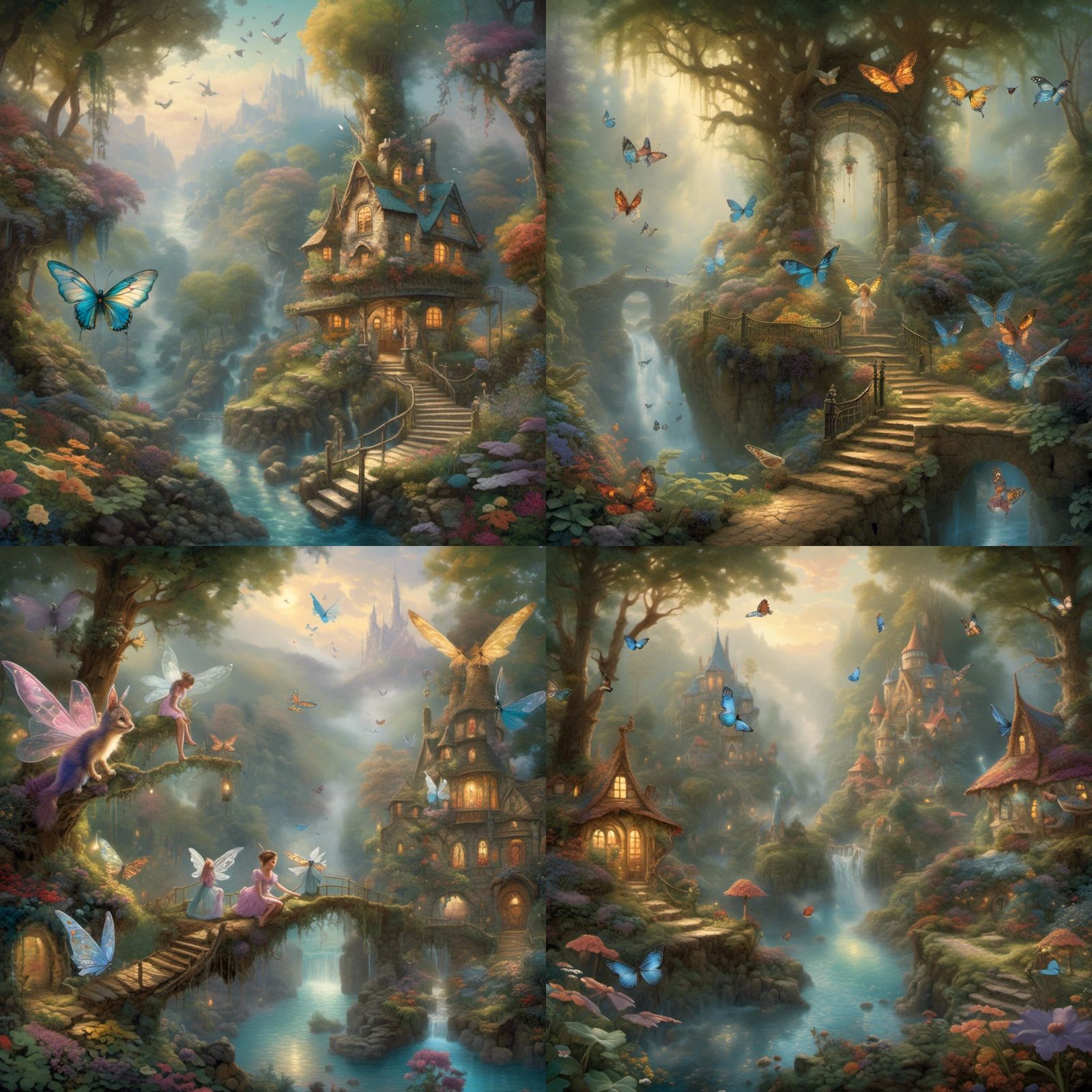 Faerie Mugshot in Mist-Laden Woodland