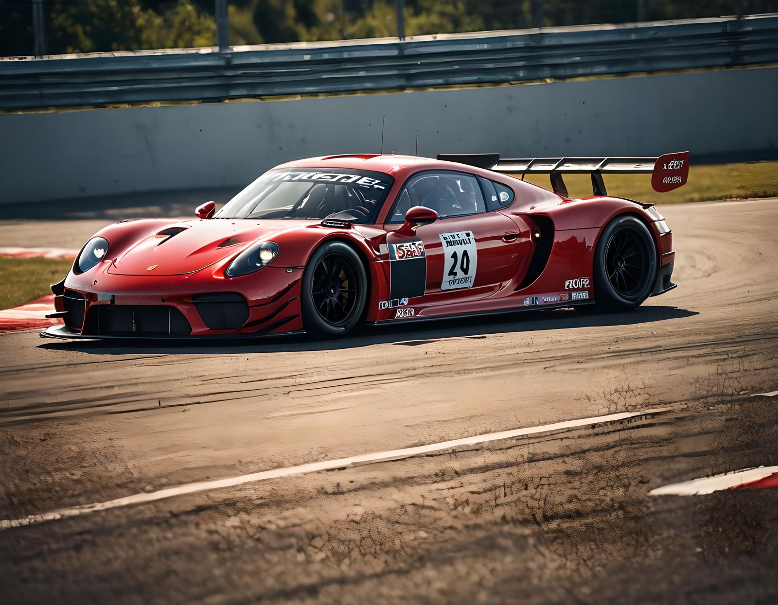 Stunning Porsche Widebody GT1 Cup Racecar in 8k