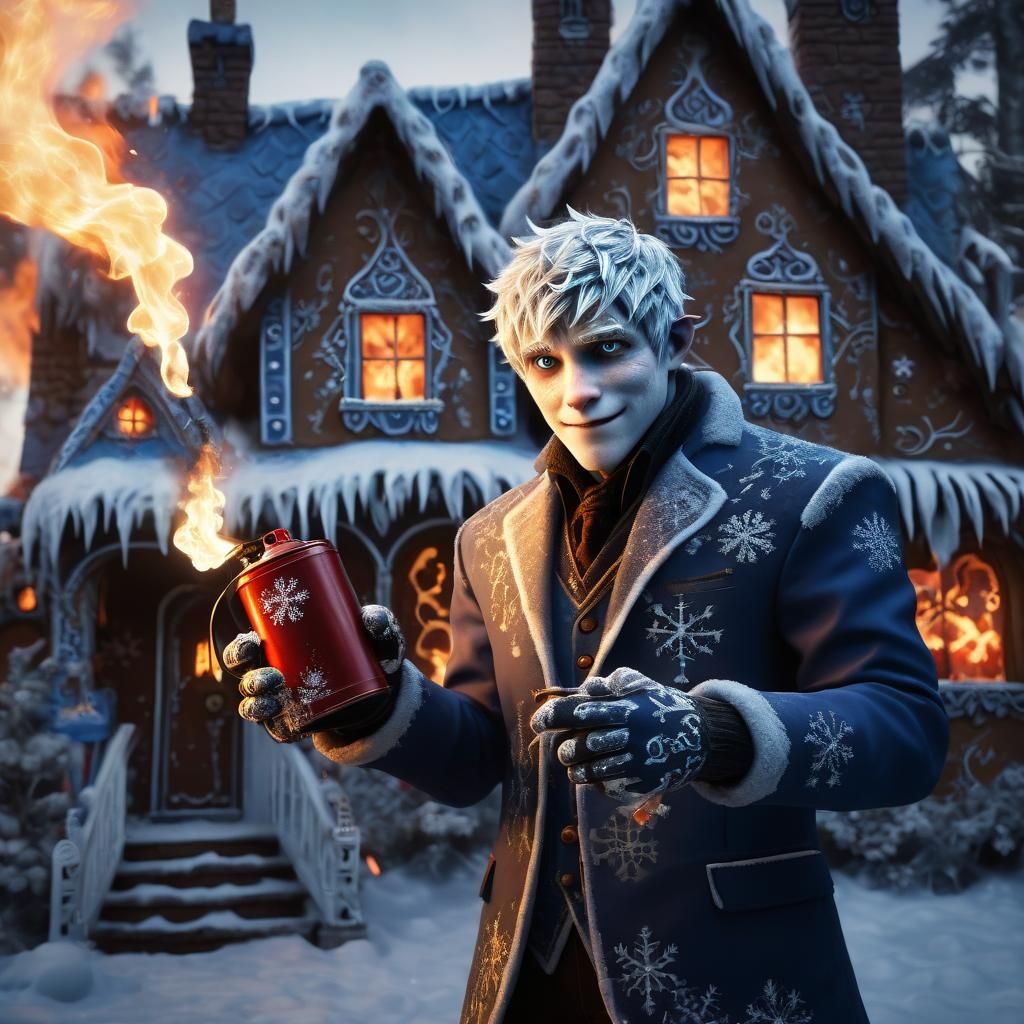 Ethereal Dark Fantasy Masterpiece: Jack Frost's Infernal Rec...