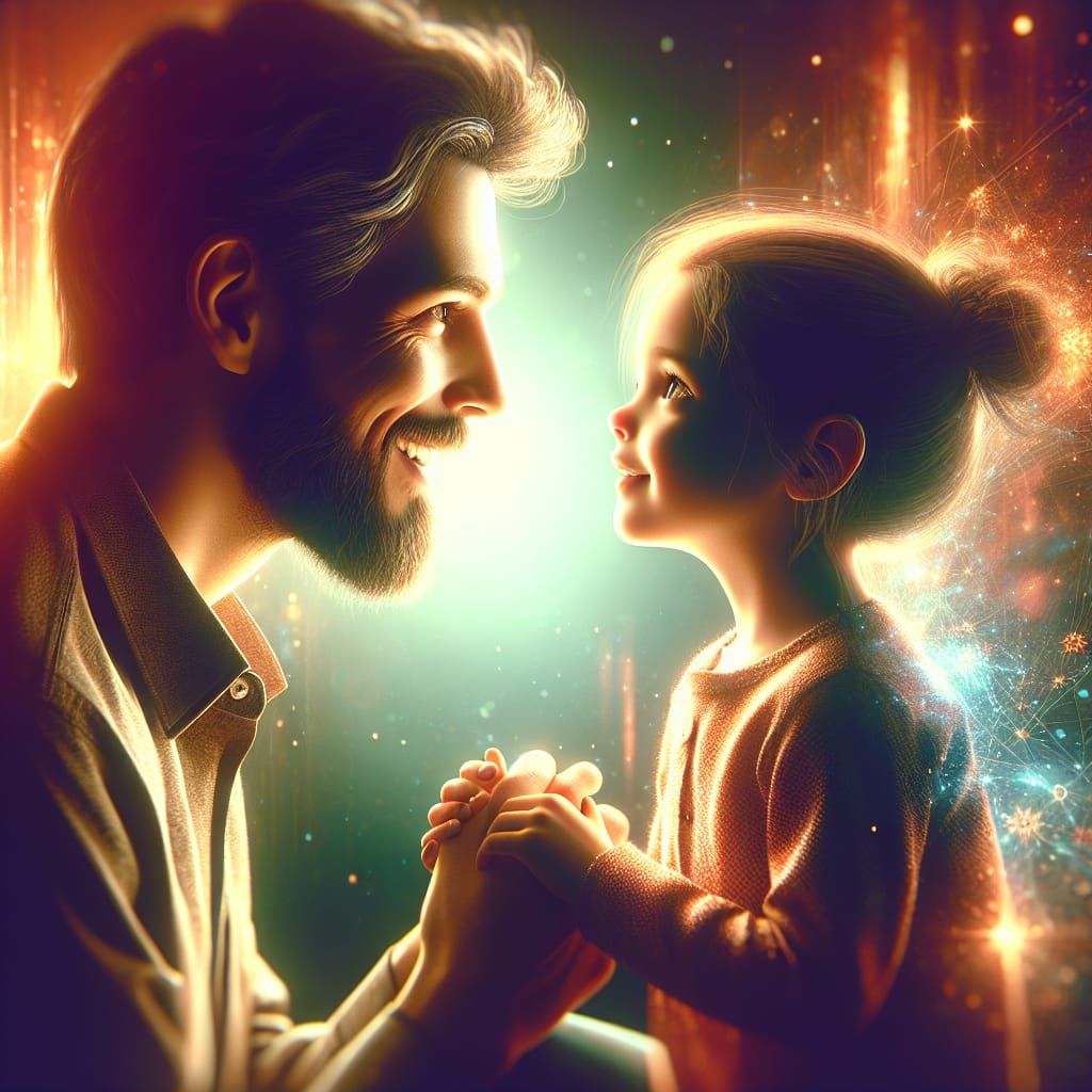 Dad and His Daughter